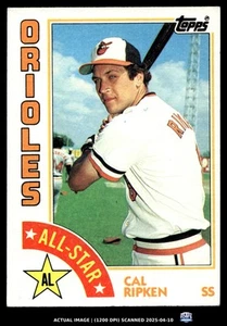 1984 Topps #400 Cal Ripken Jr. Salón de la fama casi nuevo Baltimore Orioles - Imagen 1 de 2