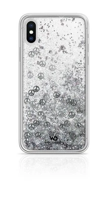 White Diamonds Cover iPhone X/Xs Argento Trasparente Plastica Modello 1370SPK14 - Immagine 1 di 3