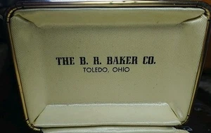 B.R. Baker Co Toledo Ohio Schmuckkästchen Werbung Händler Juwelierladen Vintage - Bild 1 von 5