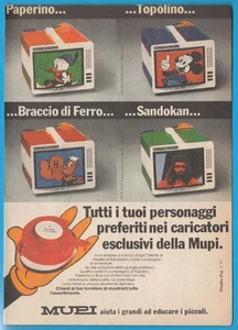 MUPI: Cinevisor Walt Disney 1977 pubblicità advertising werbung clipping MA1663 - Imagen 1 de 1