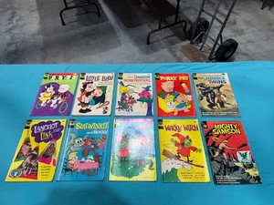 Lote de 10 cómics de Whitman de la década de 1960 Porky Pig Whacky Witch Lancelot Globetrotter - Imagen 1 de 23