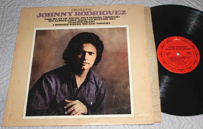 JOHNNY RODRIGUEZ - Introducing  (1973 Vinyl LP)  Signed / Autographed - Image 1 of 4