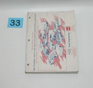 1991 Chevy GMC Light Med Duty Chassis Layout Body Builders Instruction Book #33 - Bild 1 von 3