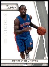 2010-11 Panini Prestige Terrico White Rookie Detroit Pistons #186