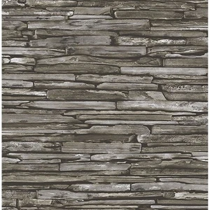 Stacked Slate Grey Industrial on Paste the Wall Wallpaper 2701-22351 - Picture 1 of 2