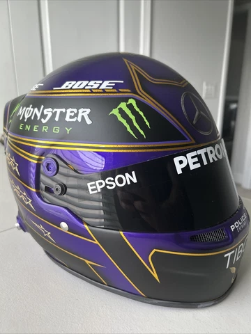 Lewis Hamilton F1 Full Size 1:1 Replica Helmet. 2020 Abu Dhabi GP Cover