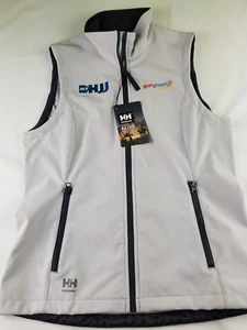 Women's HELLY HANSEN Full Zip "Work Wear" Vest Size M NWT Logos #6432 - Picture 1 of 15