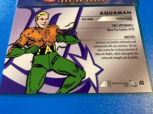 2007 DC Legacy (Rittenhouse) AQUAMAN"Base Trading Card" #3
