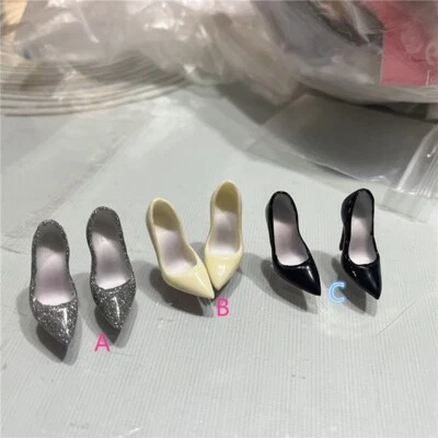 Zapatos de resina para muñeca miniatura aptos a escala 1/6 moda realeza FR2 zapatos de muñeca hechos a mano Foto 1 de 2