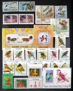 WORLDWIDE Beautiful Birds Various Sets & M/Sheets U/M CS507 - Picture 1 of 1