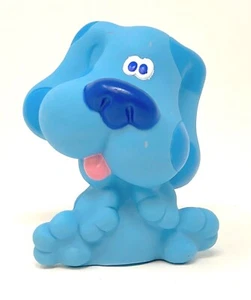 1998 Blue's Clues BLAU Hund Figur Strumpf Füller Tortenaufleger Welpe Geschenk Spielzeug - Bild 1 von 8