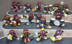 Vintage 17: 1987-88 Applause California Raisins PVC Figuren Hardees/Band/Sport - Bild 1 von 7