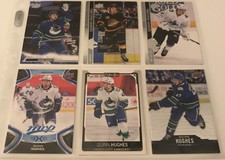 NHL Cards Lot, 6x Quinn Hughes, Canucks