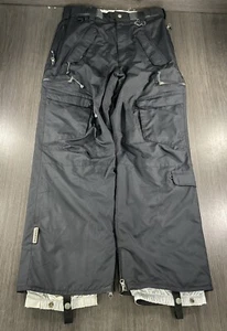 Turbine Snow Pants Ski Snowboard Black Womens Small Rugged Warm - Picture 1 of 19