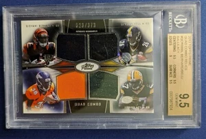 LE'VEON BELL Eddie Lacy MONTEE BALL Giovani Bernard 2013 Prime BGS 9.5 Jersey! - Picture 1 of 2