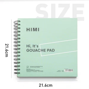 Himi 160gsm *50pgs  Painting Gouache Paper Pad Spiral Book, watercolour, acrylic - Picture 1 of 3