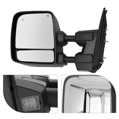 Front For Nissan TITAN Rearview Mirror Left Driver Side Rear View Mirror 2017-22 - Image 1 of 4