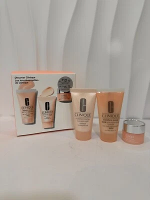 CLINIQUE Discover Clinique 3 Piece Set - Moisture Surge - New in box - Image 1 of 4