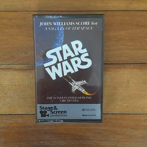 Star Wars John Williams Score for A Saga In Outer Space Cassette SSCX715 - Picture 1 of 4