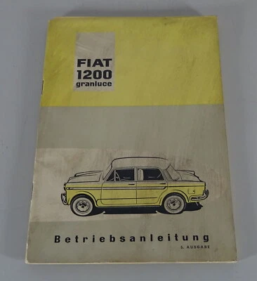 Manual de instrucciones / Manual Fiat 1200 Granluce Stand 02/1960 Foto 1 de 3