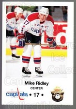 1990-91 Washington Capitals Smokey #19 Mike Ridley