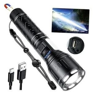 Flashlights High Lumens Rechargeable- 100,000LM Super Bright Tactical Magnetic - Picture 1 of 8