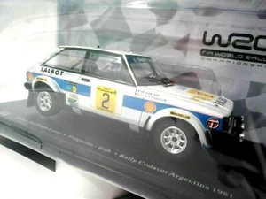 Coche WRC TALBOT SUNBEAM LOTUS #2 / Rally Argentina, 1981 (Escala 1/24) IXO - Imagen 1 de 6
