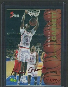1995 Kevin Garnett rojo clásico novato firma radiocontrol Timberwolves/1.995 - Imagen 1 de 1