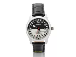 24 Hour Watch Quartz from Svalbard ba19b Polar Aviation 3ATM LEATHER BAND NEW - Picture 1 of 1