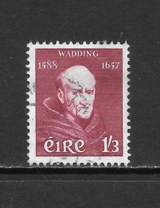 IRLANDA SCOTT 164 USATO F/VF - 1957 1'3p DP EMISSIONE CLARET - OVATTA PADRE LUKE - Foto 1 di 2