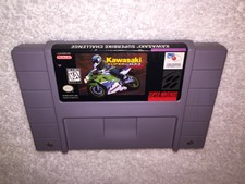 Kawasaki Superbike Challenge (Super Nintendo, 1991) SNES Authentic Cartridge Exc