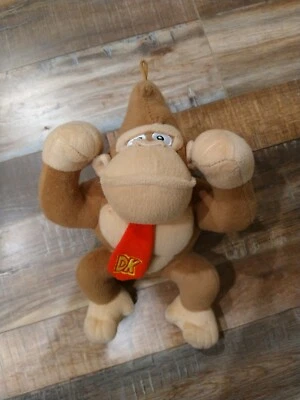 Super Mario Brothers Donkey Kong Large 11" Stuffed Plush Doll Toy Foto 1 de 4