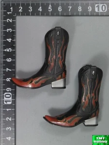 1:6 Scale DAM GK006 Gangster's - Cowboy Boots (PEG TYPE) - Picture 1 of 3