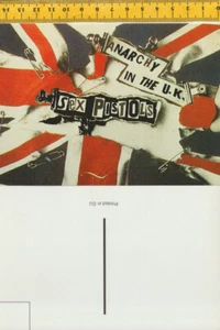 SEX PISTOLS Anarchy in Uk 80s Uk vintage postcard - cartolina A016 - Bild 1 von 1