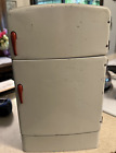 Vintage 1950’s Wolverine Toy Refrigerator White 13.5” Tall