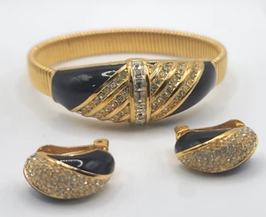 Vintage Christian Dior Bracelet Earrings Set READ - Picture 1 of 15