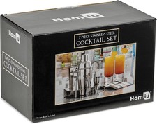 7pz Set Cocktail Deluxe con Supporto Inox Homiu