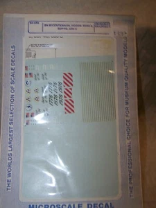 Microscale Decal #60-459 N Scale BN Bicentennial Hoods: SD40-2, SDP-40 (1 Set) - Picture 1 of 5