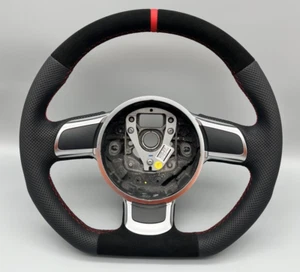 Audi A3 S3 RS3 8P TT8J Lenkrad neu beziehen Alcantara Leder 12Uhr Markierung TOP - Bild 1 von 5