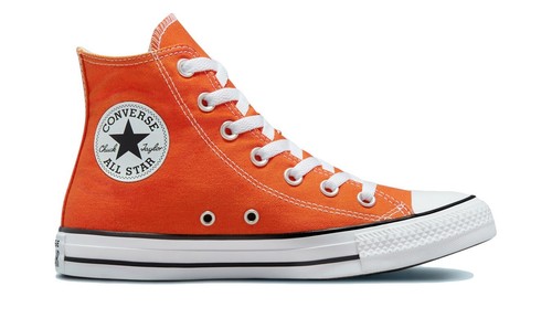 CONVERSE Sneakers alte arancione Chuck Taylor All Star donna 8 uomo 6