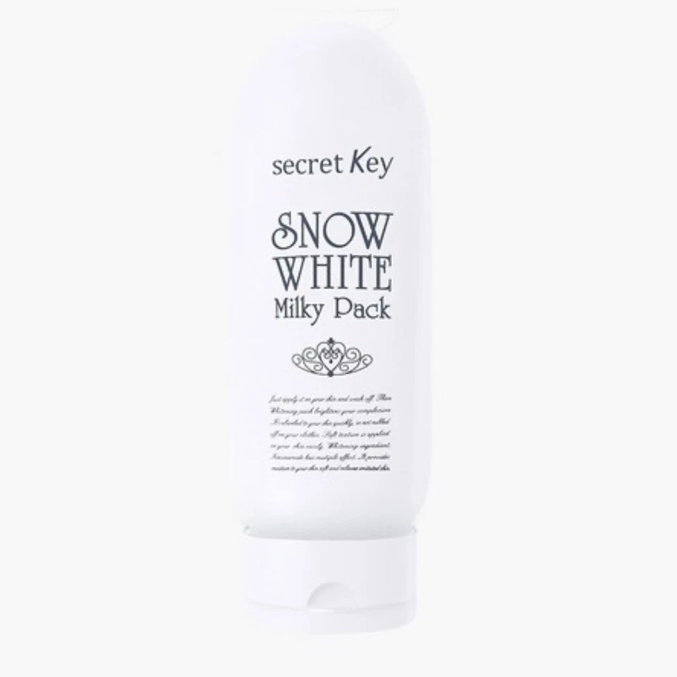 Secret Key Snow White Milky Pack 200ml Instant Wash Off Tone Up Pack Whitening - Image 1 of 4