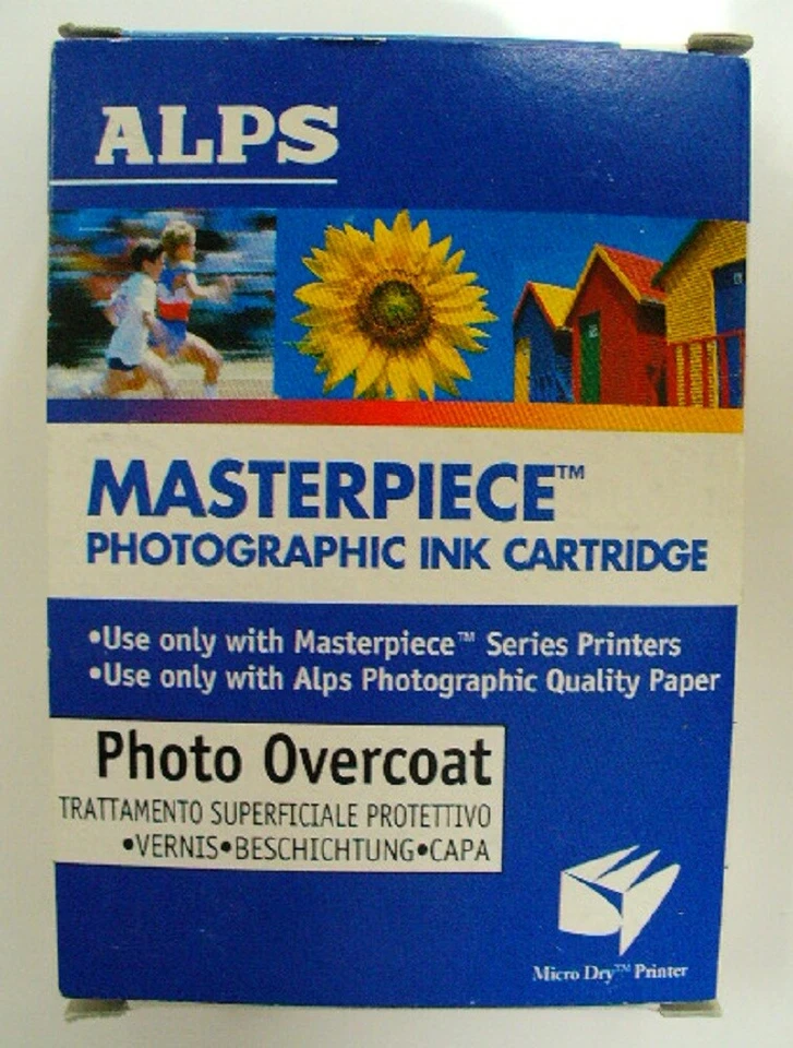 TINTA DE RECUBRIMIENTO FOTOGRÁFICO ALPS - Para MD-1300 y MD-5000 - Uso con papel fotográfico Alpes Foto 1 de 1