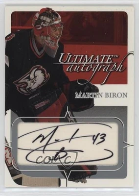 2003-04 ITG Ultimate Memorabilia 4th Edition /135 Martin Biron #47 Auto - Image 1 of 2