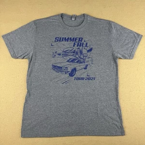 311 Summer Autunno Tour 2021 Merch T Shirt Uomo Grigio Medio Doppia Faccia Grafica - Foto 1 di 10