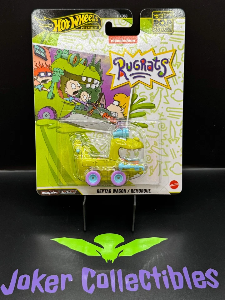 Hot Wheels Premium Pop Culture Nickelodeon Rugrats Reptar Wagon Foto 1 de 1