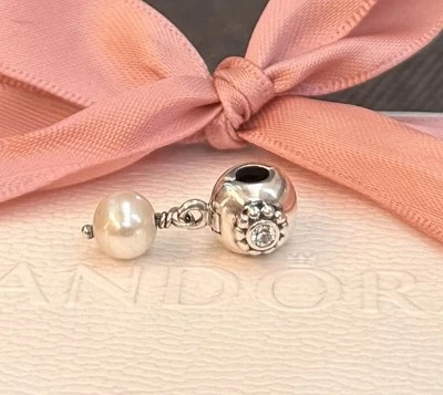 Original Pandora Clip „Perle der Weisheit“ Rarität silber 925 #790873P - Bild 1 von 4