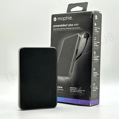 Mophie Powerstation Plus Mini - Banco de alimentación doble tipo C 20W 5000mAh - seminuevo Foto 1 de 4
