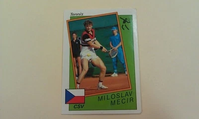 Miroslav Mecir CSV Rookie Tennis 1986 Panini Supersport Italian Sticker - Image 1 of 2
