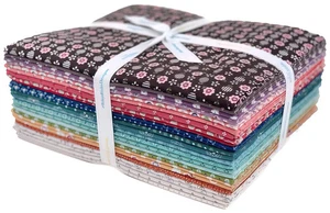 Riley Blake - Bee Dots 1 Yard Konvolut Rosine 25 Teile - Bild 1 von 3