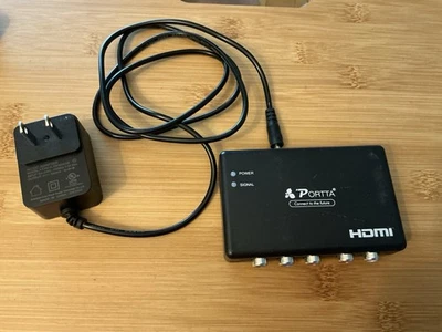 Portta Component to HDMI Converter, Portta YPbPr Component RGB + R/L Audio - Image 1 of 3